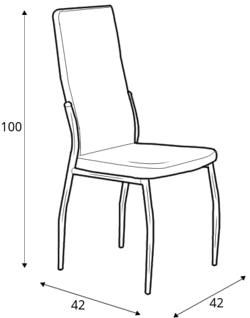 Uniwersalne krzesło do jadalni K-210