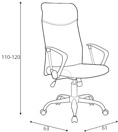 Otočná židle Vire 2