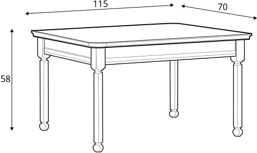 Konferenční stolek obdélný Lorenz