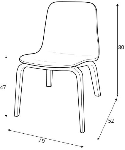 Židle A-1802 hips