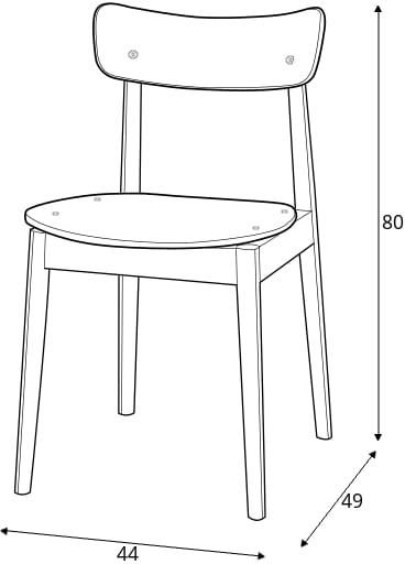 Židle A-1803 nopp