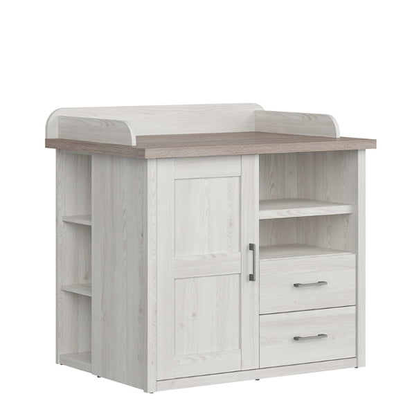 

Komoda s přebalovacím pultem Luca Baby - Black Red White - BRW