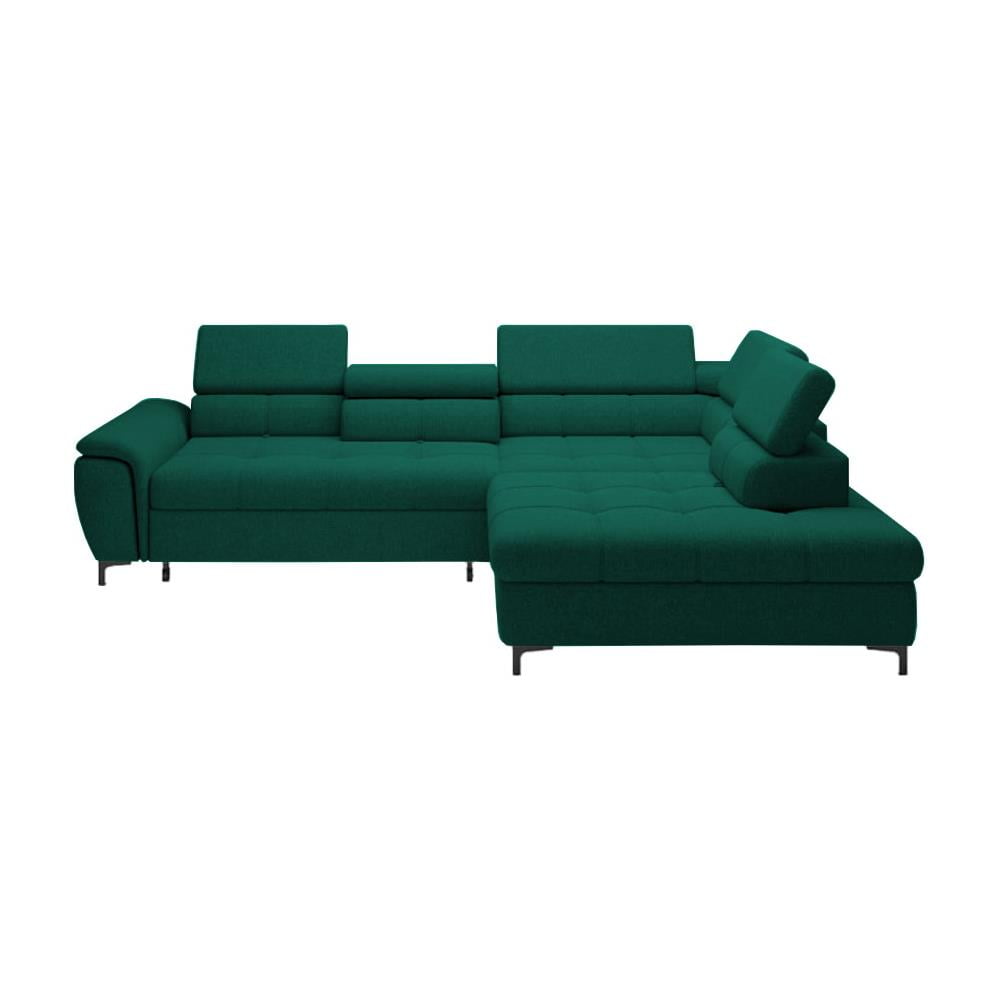 

Rozkládací rohová sedací souprava Denvo pravá s polohovatelnými opěradly a úložným prostorem - Wersal