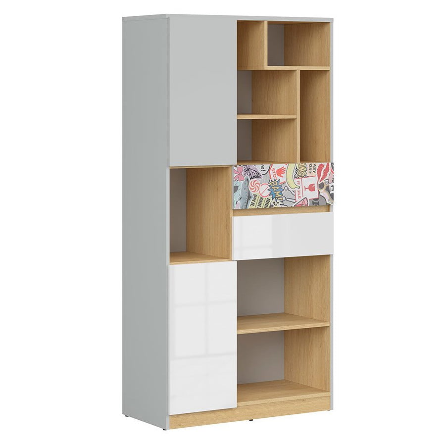 

Regál Nandu - Black Red White - BRW