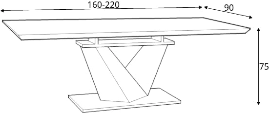Stůl Alaras III 160