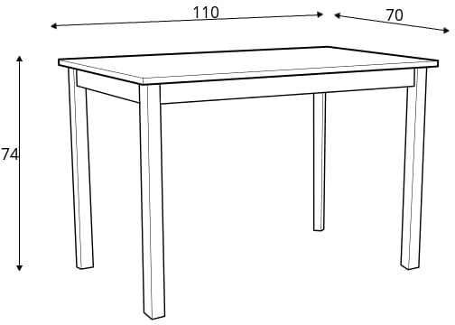 Stůl Fiord 110