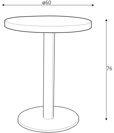 Stůl Puro II 60x60