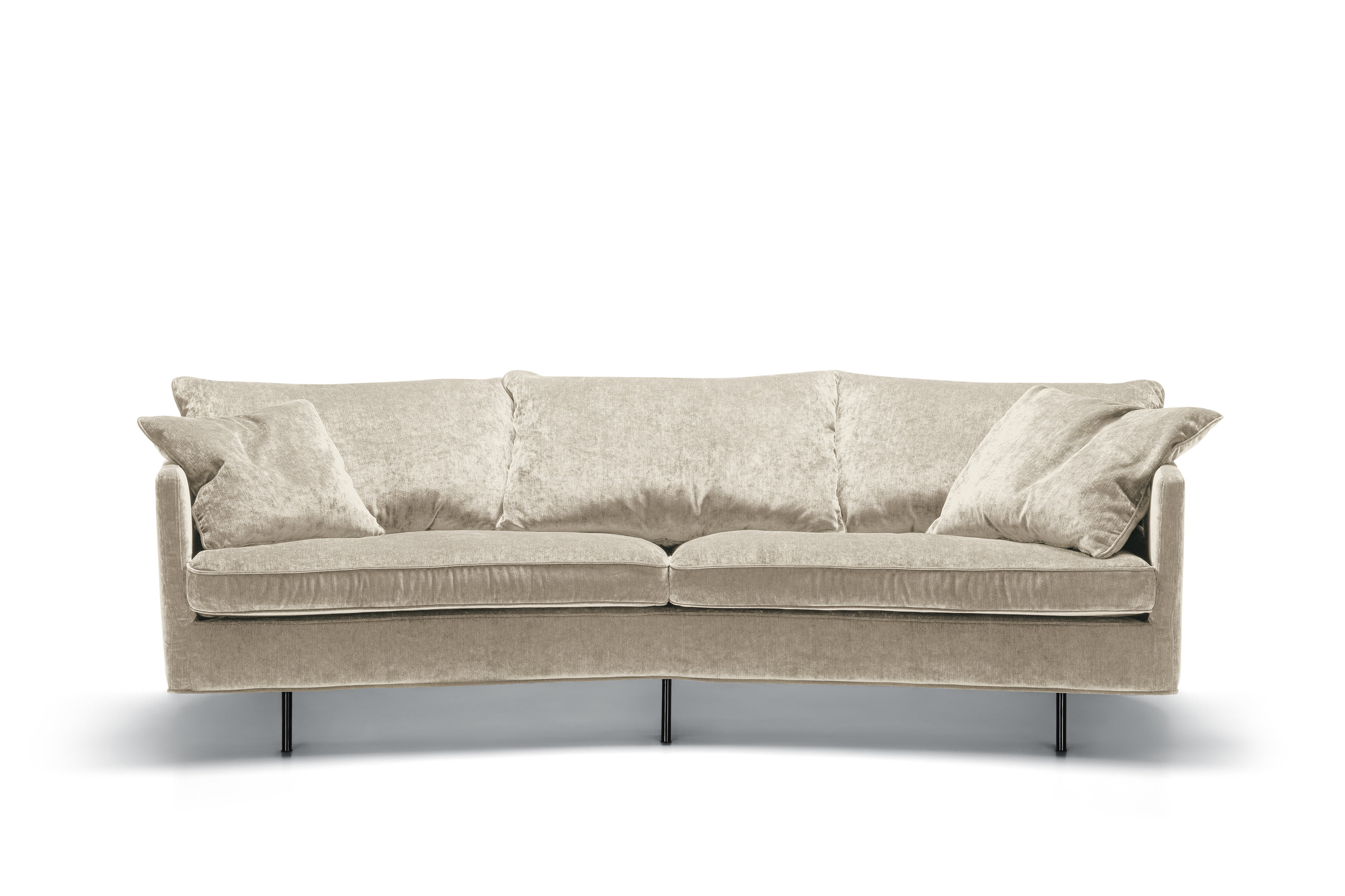 

Elegantní 3-místná pohovka do obývacího pokoje (round) Julia - SITS