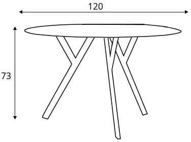 Stół okrągły ZX
