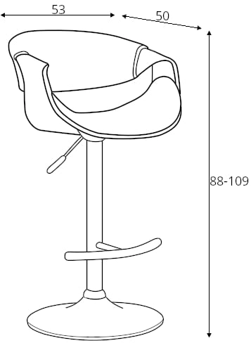 Moderní barová židle do jídelny nebo kuchyně H-100