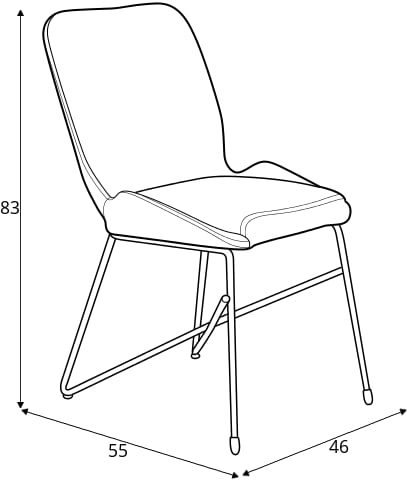 Stylowe krzesło do jadalni K-454