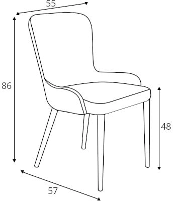 Tapicerowane krzesło K-425 do jadalni