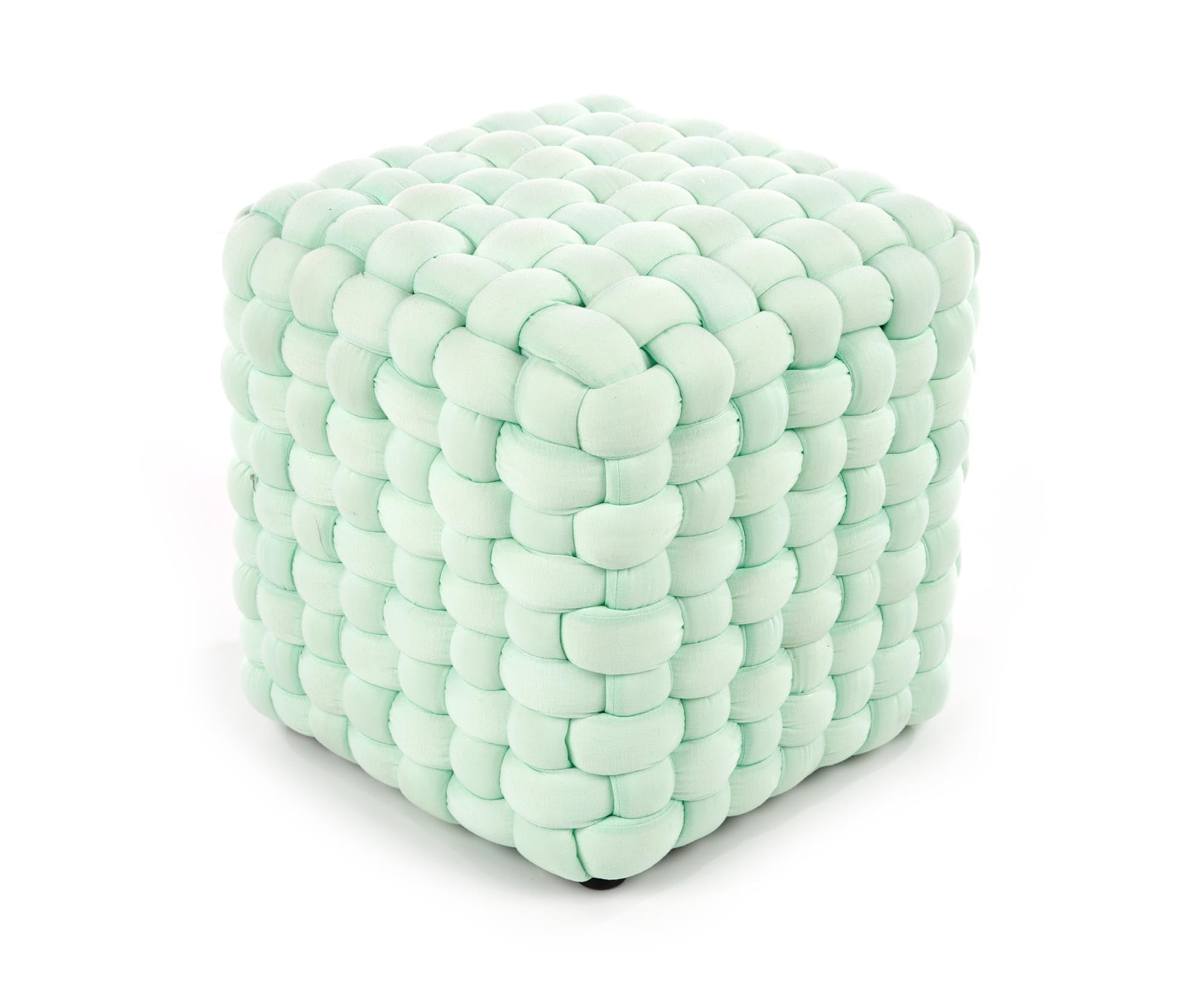 Moderní čalouněná podnožka do obývacího pokoje Rubik - Halmar