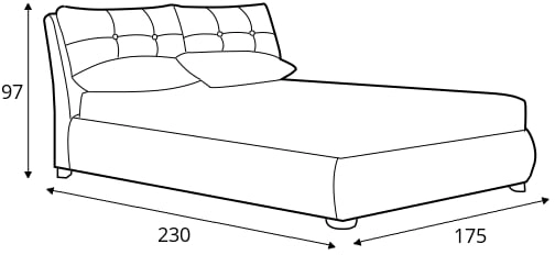 Pohodlná postel 160 s úložným prostorem na lůžkoviny do ložnice Bridget