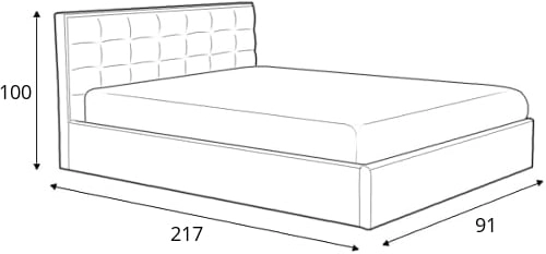 Pohodlná postel 90 s úložným prostorem na lůžkoviny do ložnice Padva