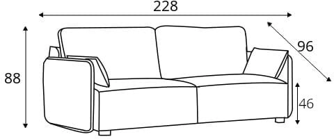 Sofa 3-osobowa Nino