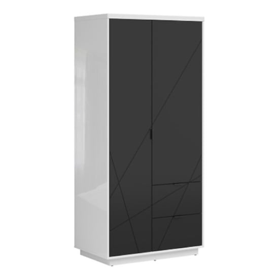 

Šatní skříň Forn - Black Red White - BRW