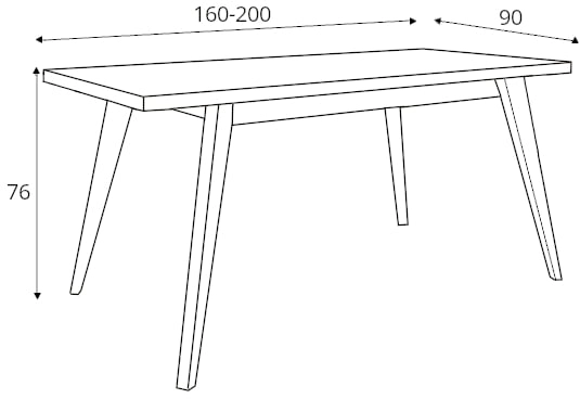 Stół rozkładany Alameda