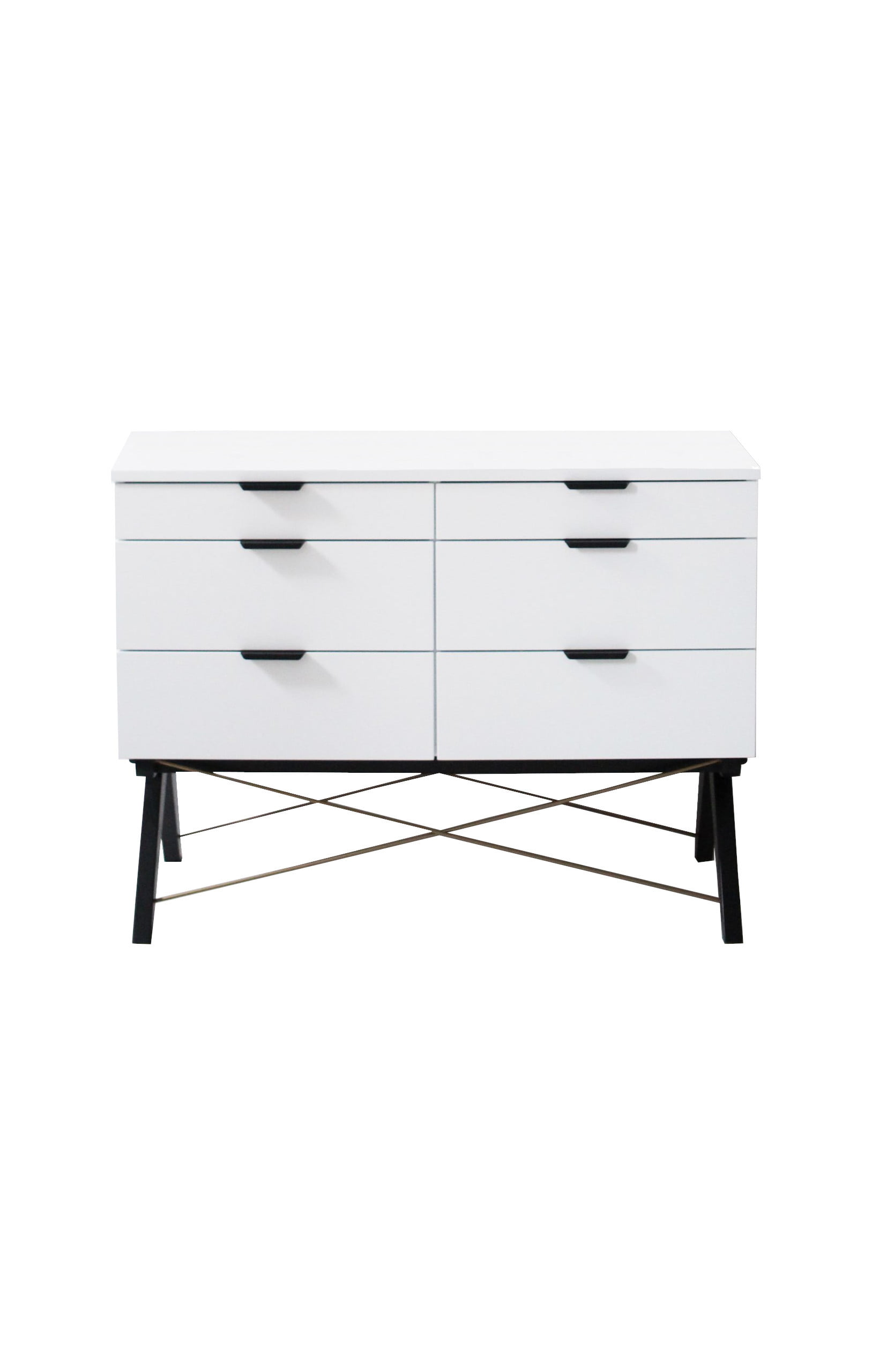 Komoda Double Black / White - Minko