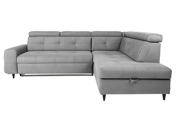 

Rohová sedací souprava Matras pravá s funkcí spaní - Black Red White - BRW