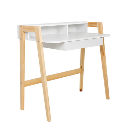 

Psací stůl se zásuvkou a výklenky do studentského pokoje Brent - Black Red White - BRW