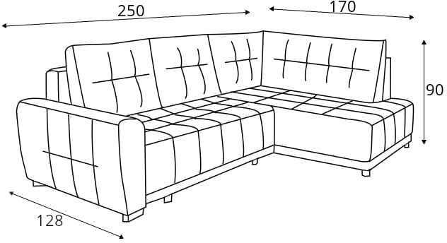 Rohová sedací souprava pravá pro každodenní spaní s úložným prostorem na lůžkoviny Malmo 