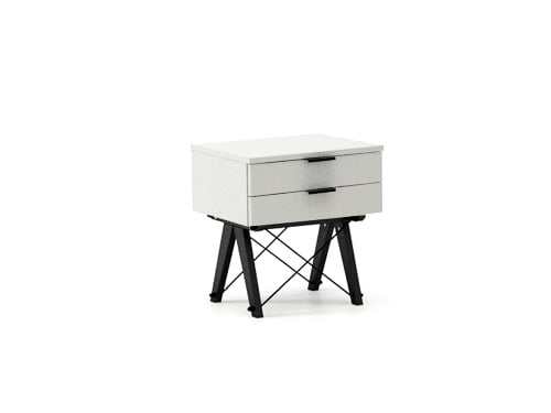 

Noční stolek 40x40 Double Black / White - Minko