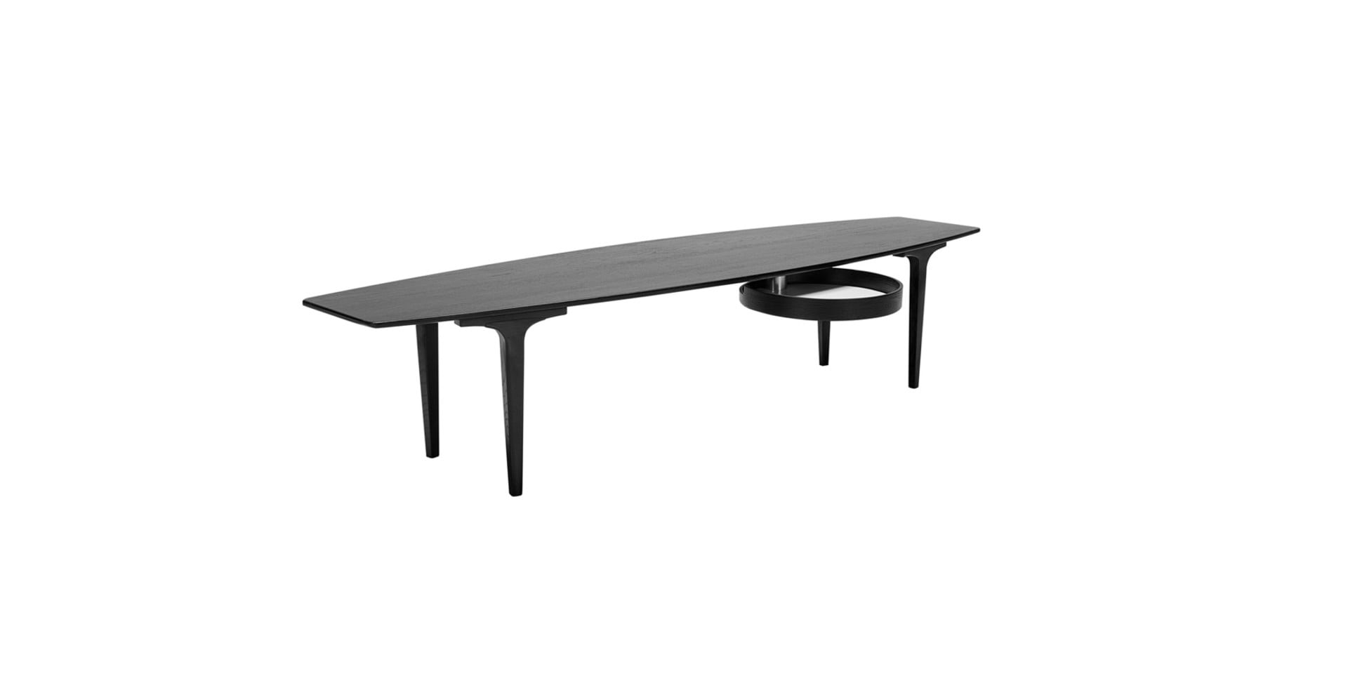 

Konferenční stolek s dodatečnou policí 180x50 Casual - SITS