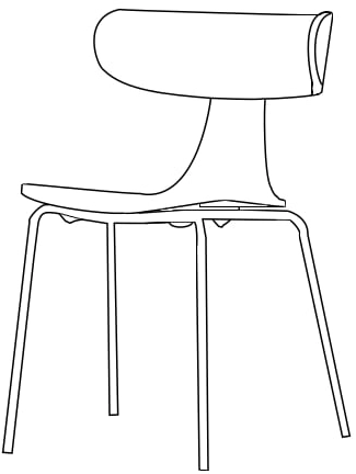 Krzesło jesion Form