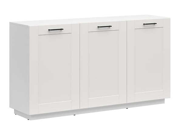 

Prostorná komoda s dvířky do obývacího pokoje FL Smart - Black Red White - BRW