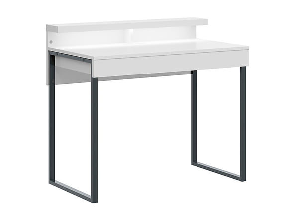 

Moderní psací stůl s vysouvací deskou stolu do kanceláře nebo ložnice Darin - Black Red White - BRW