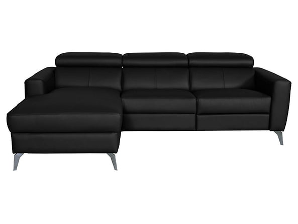 

Rohová sedací souprava levá s elektrickým výsuvem a úložným prostorem na lůžkoviny Bono - Black Red White - BRW