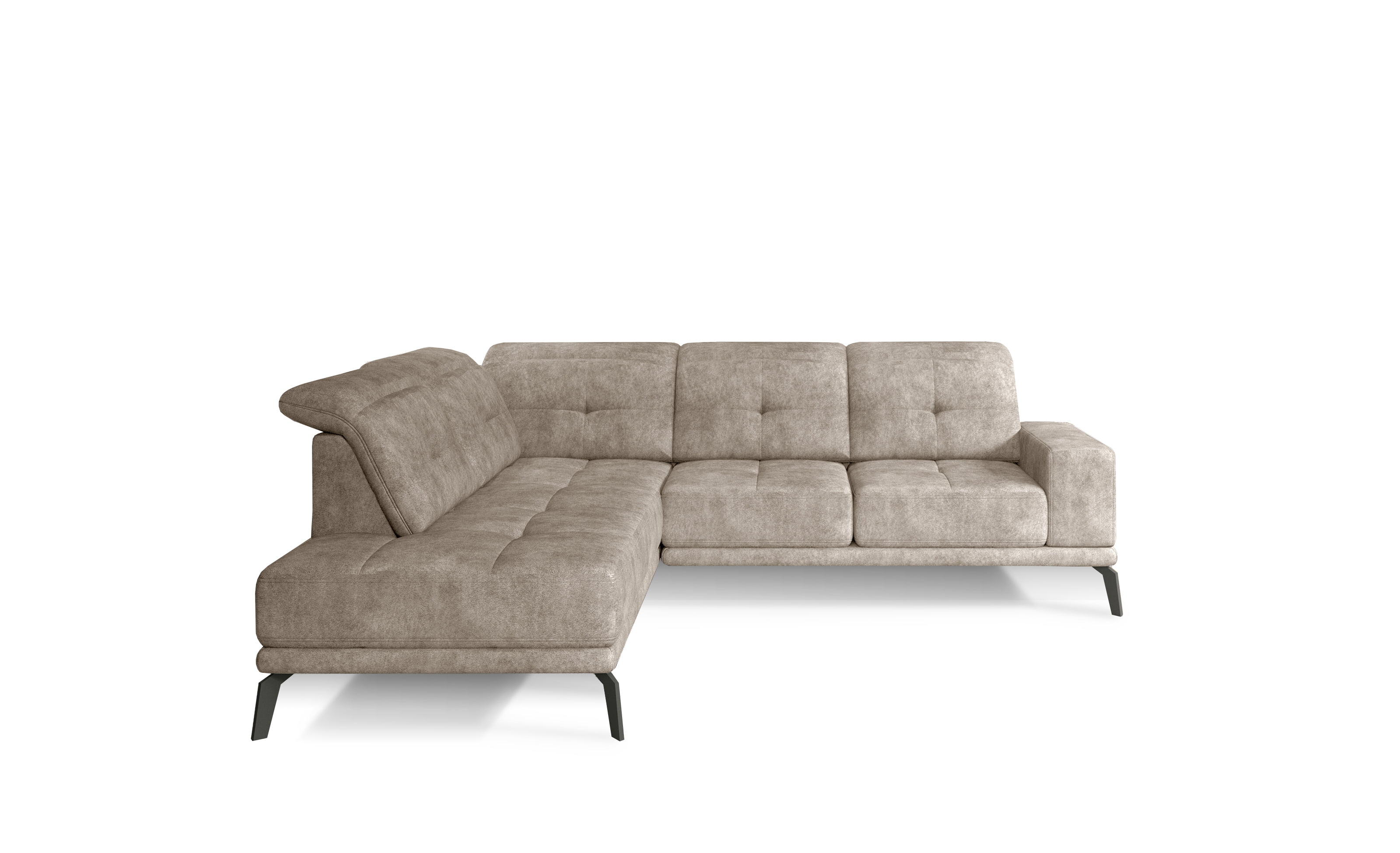 

Rohová sedací souprava levá s nastavitelnými opěrkami hlavy, bez možnosti rozložení a úložného prostoru Theodore - ELTAP