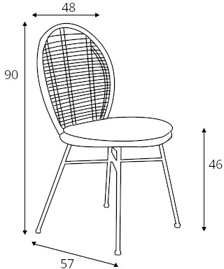 Zahradní židle K-472
