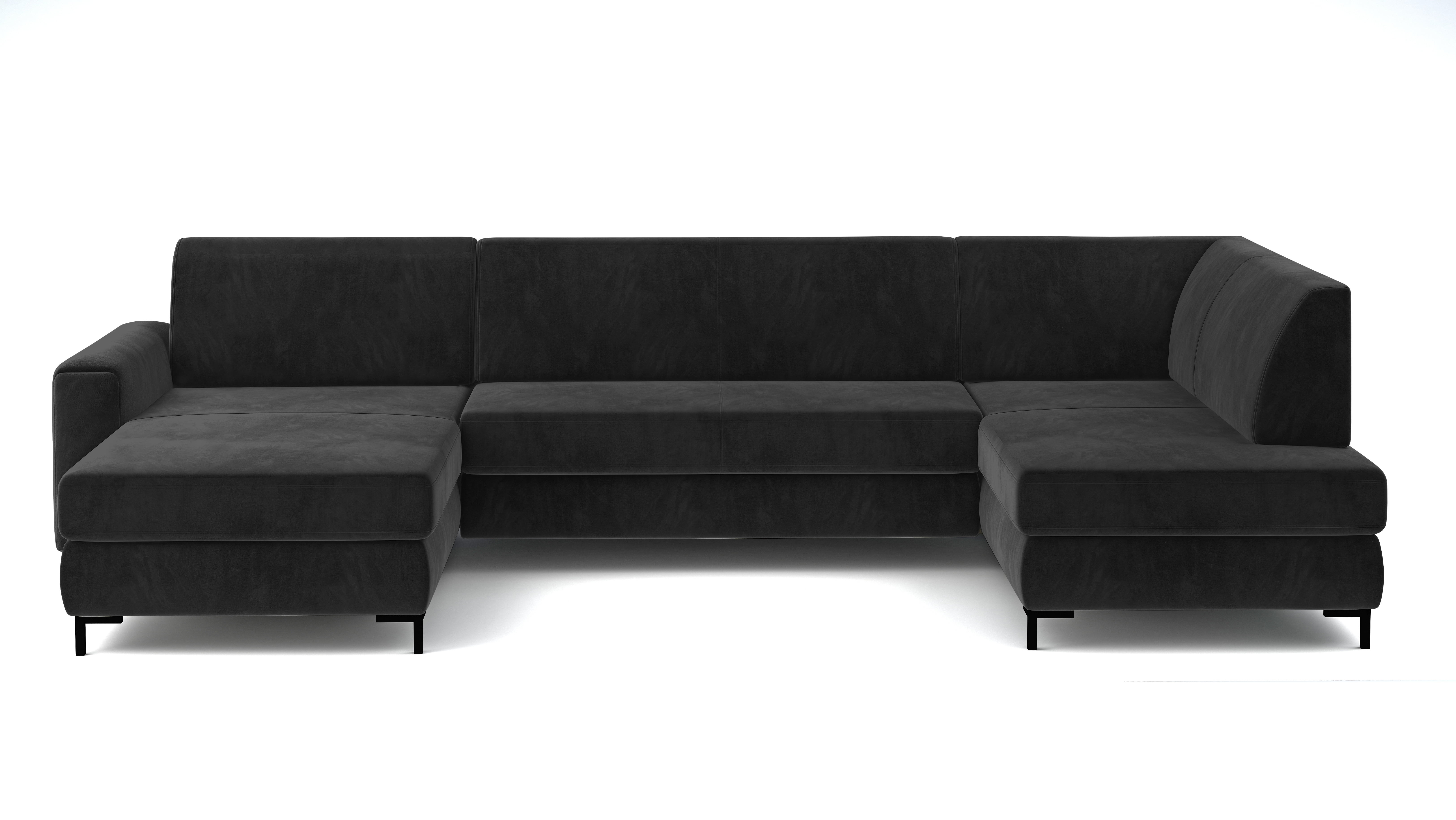 

Rohová sedací souprava pravá pro každodenní spaní s mechanismem rozkládání typu delfín a úložným prostorem na lůžkoviny Vocal XL - Wersal