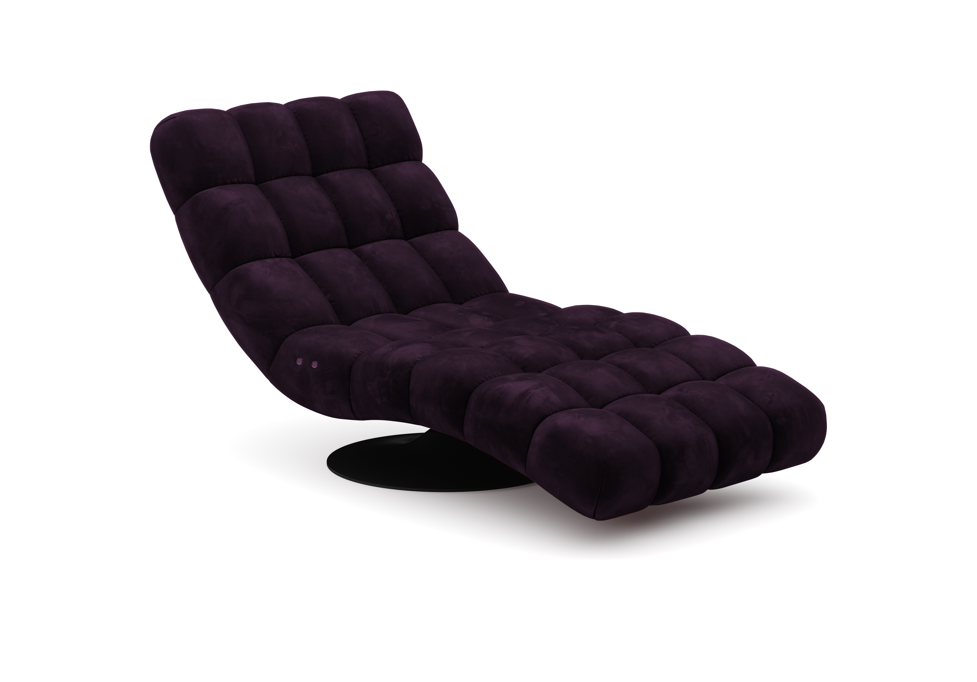 

Elegantní čalouněné lehátko s elektrickým nastavením polohy ležení a otočnou základnou do obývacího pokoje Gatio 360 - Wersal