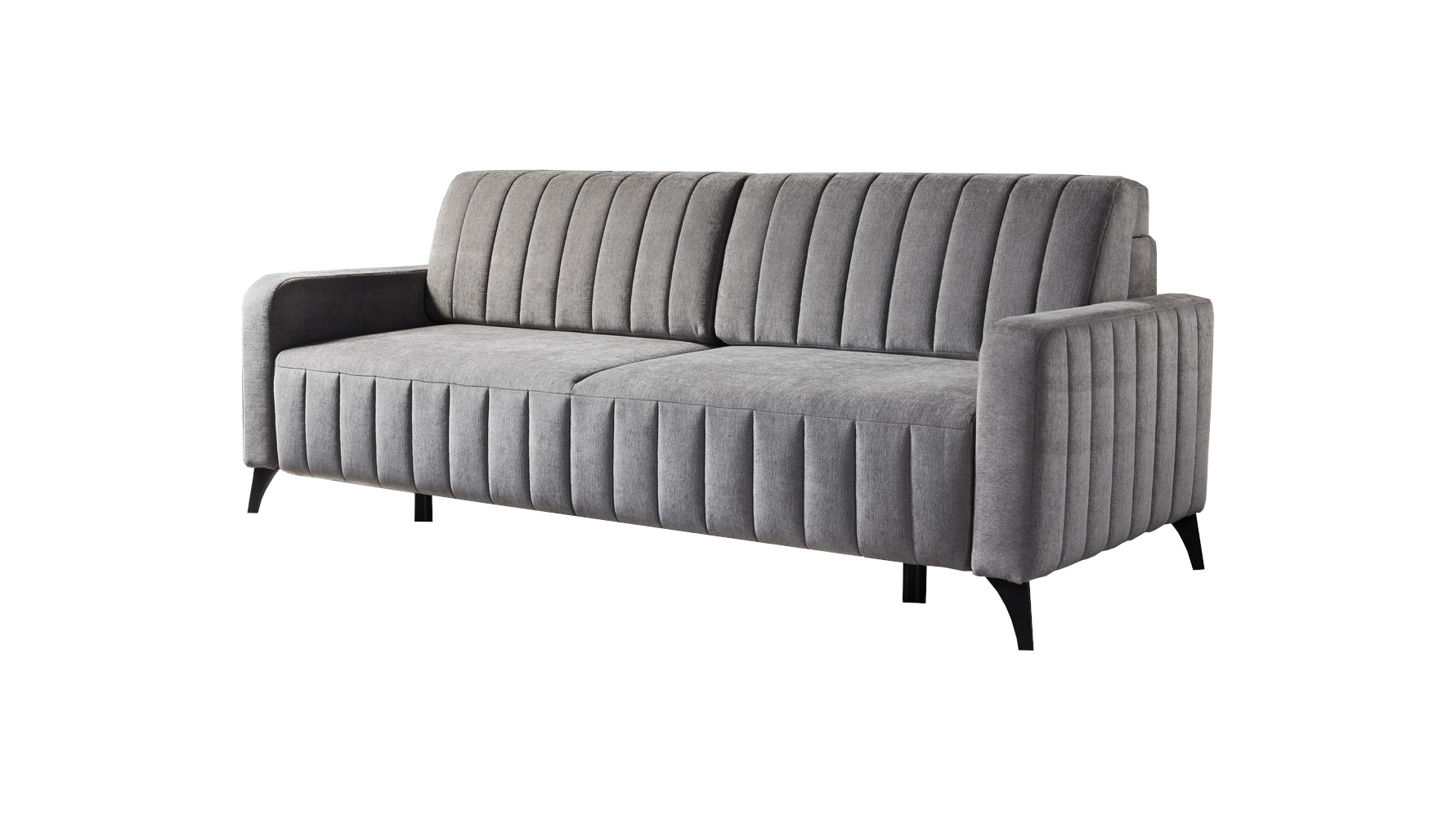 

Rozkládací 3-místná pohovka Grande s mechanismem rozkládání se sklopnými zády a úložným prostorem - Libro