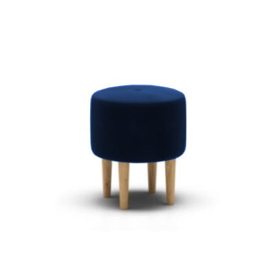 

Elegantní podnožka s dřevěnými nohami do obývacího pokoje Hawk - Wersal