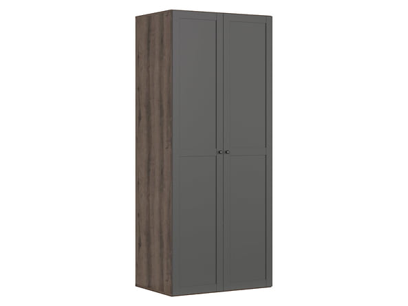 

Elegantní šatní skříň do ložnice Flex 100 - Black Red White - BRW