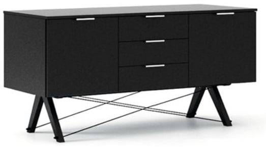 

Komoda Bufet Basic 150 Black/White - Minko