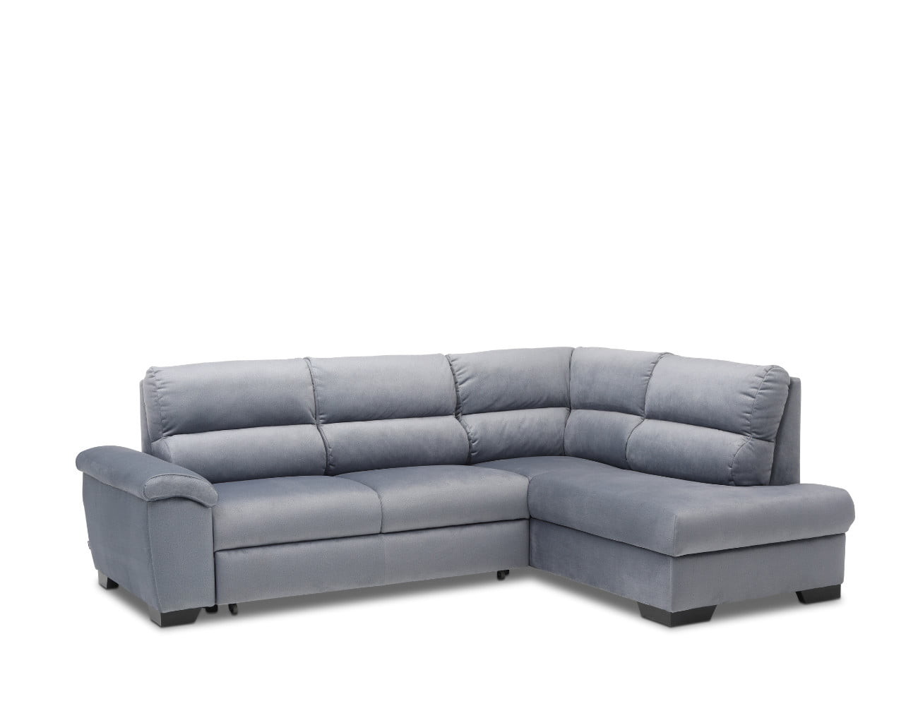 

Rohová sedací souprava Lyon pravá s rozkladem typu delfín a úložným prostorem - Puszman