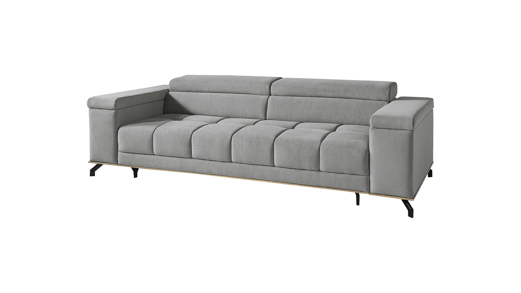 

Rozkládací pohovka 3-místná Party s mechanismem rozkládání typu puma a dvěma úložnými prostory - Libro