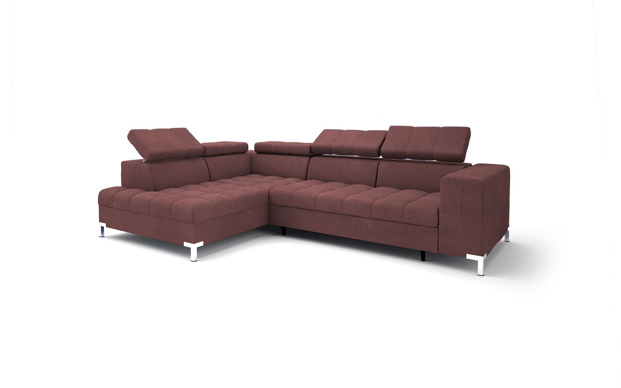 

Rohová pohovka levá Arte s rozkládacím systémem typu puma a úložným prostorem - Libro