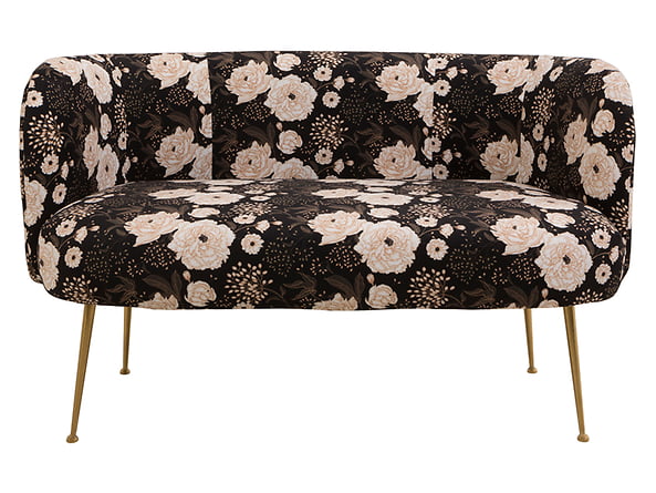 

Elegantní čalouněná pohovka do obývacího pokoje Cloe - Black Red White - BRW