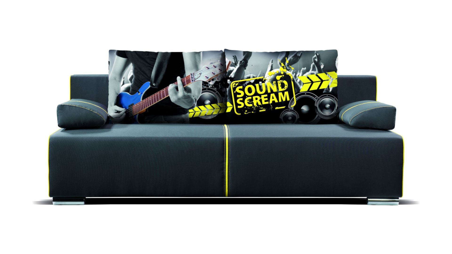 

Pohovka Play New Sound s rozkládacím systémem DL a úložným prostorem - Libro