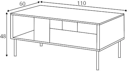  Konferenční stolek Asensio
