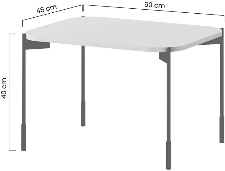 Obdélníkový stolek Sonatia 60