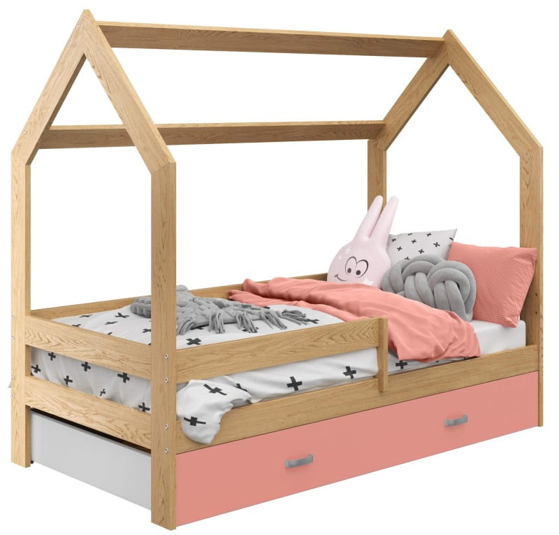

Dětská postel Domeček D3 80x160 cm se zásuvkou - Magnat