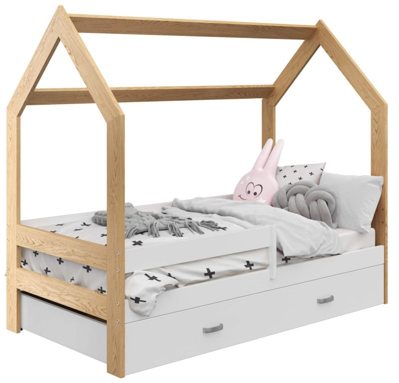 

Dětská postel Domeček D3 80x160 cm se zásuvkou - Magnat
