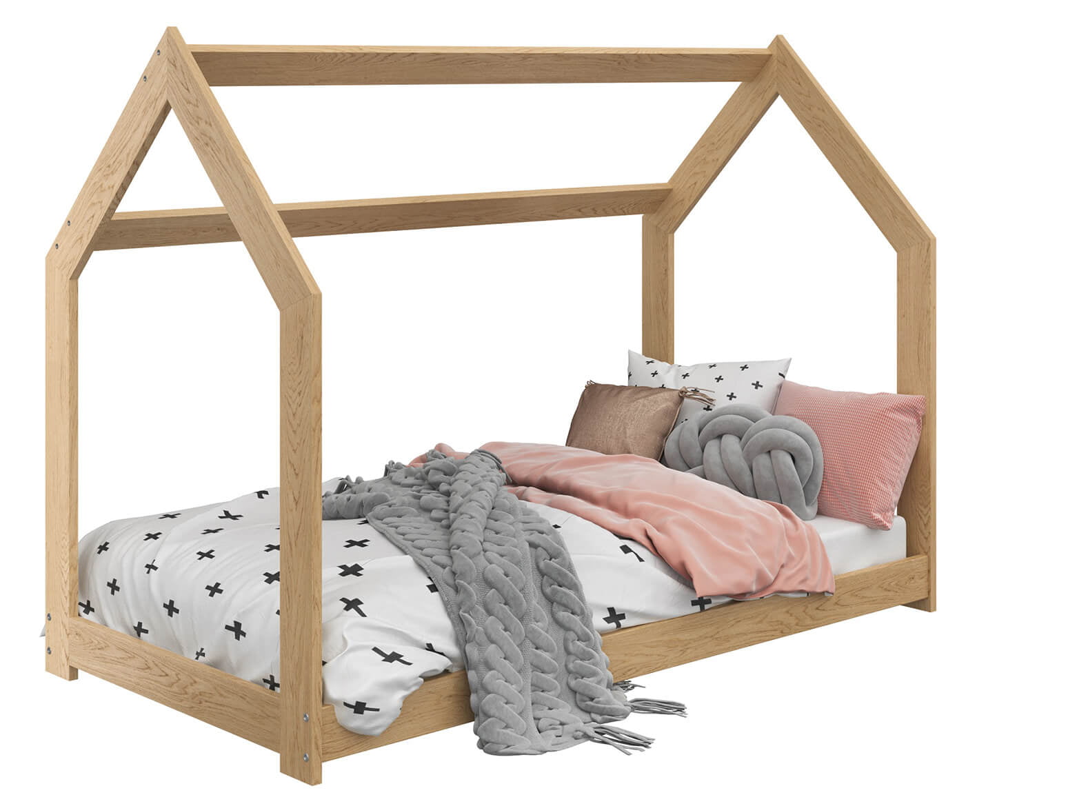 

Dětská postel Domeček D2 80x160 cm - Magnat